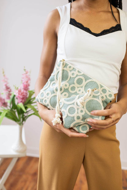 Ash & Rose Circle Game Wristlet Purse Circle Game Wristlet Purse