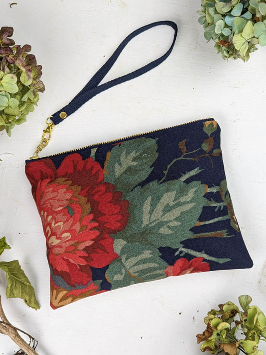 Ash & Rose Classic Navy Rose Purse Classic Navy Rose Purse