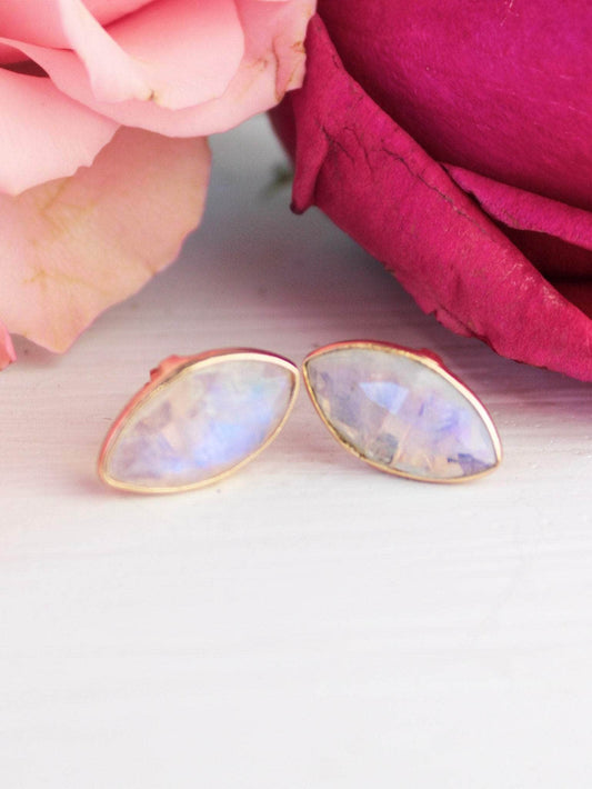 Ash & Rose earrings Mila Leaf Earrings - Rose Gold Mila Leaf Earrings - Rose Gold