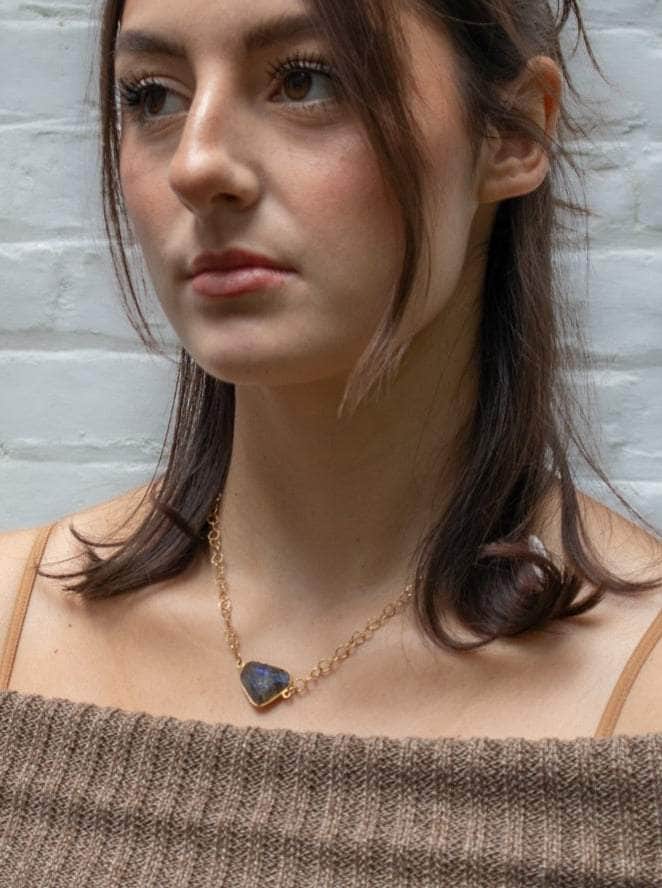 Ash & Rose Necklaces Ava Labradorite Magnetic Necklace Ava Labradorite Magnetic Necklace