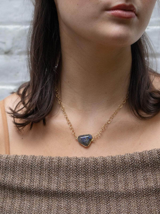 Ash & Rose Necklaces Ava Labradorite Magnetic Necklace Ava Labradorite Magnetic Necklace