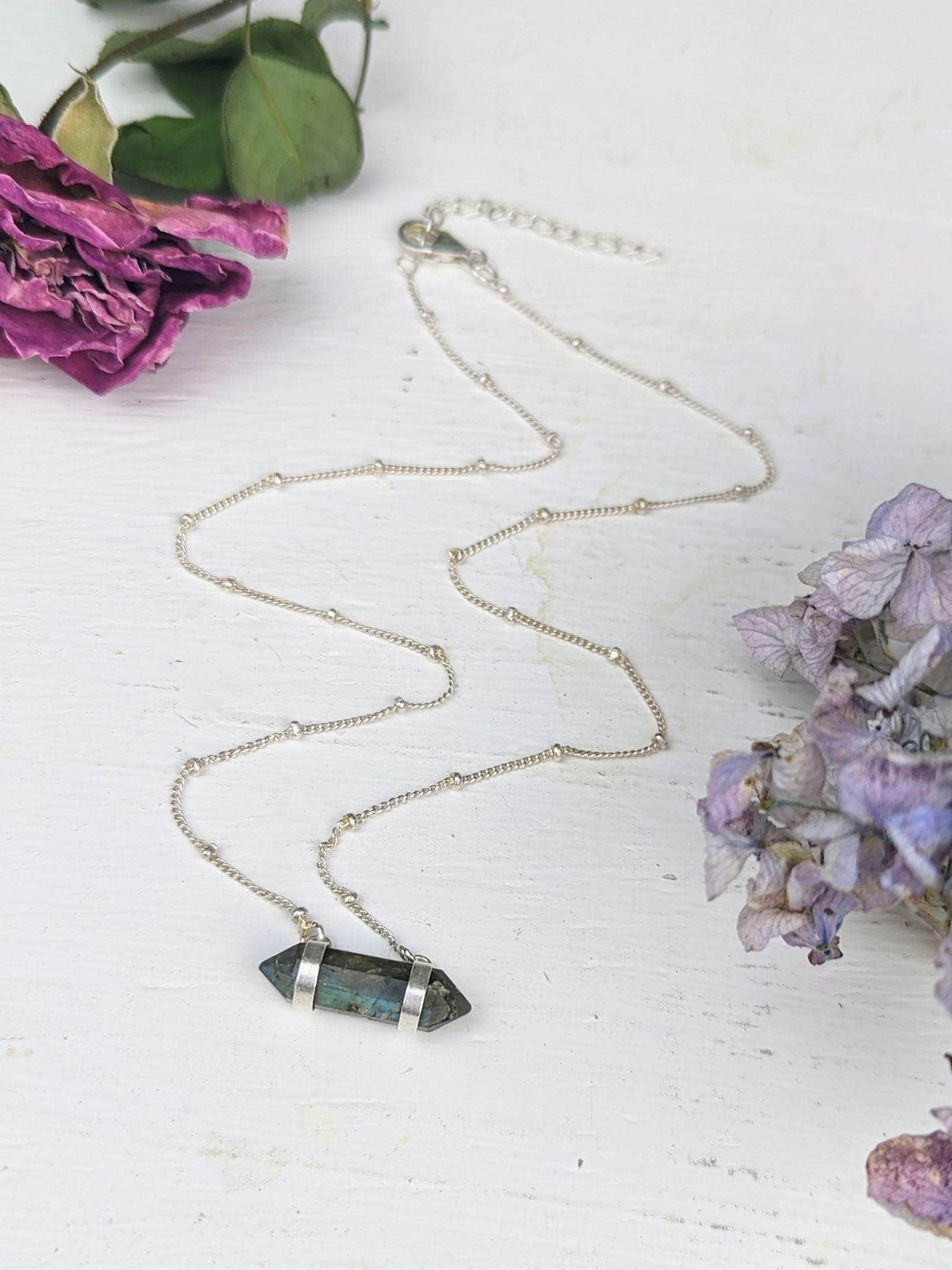 Ash & Rose Necklaces Labradorite Point Necklace Labradorite Point Necklace