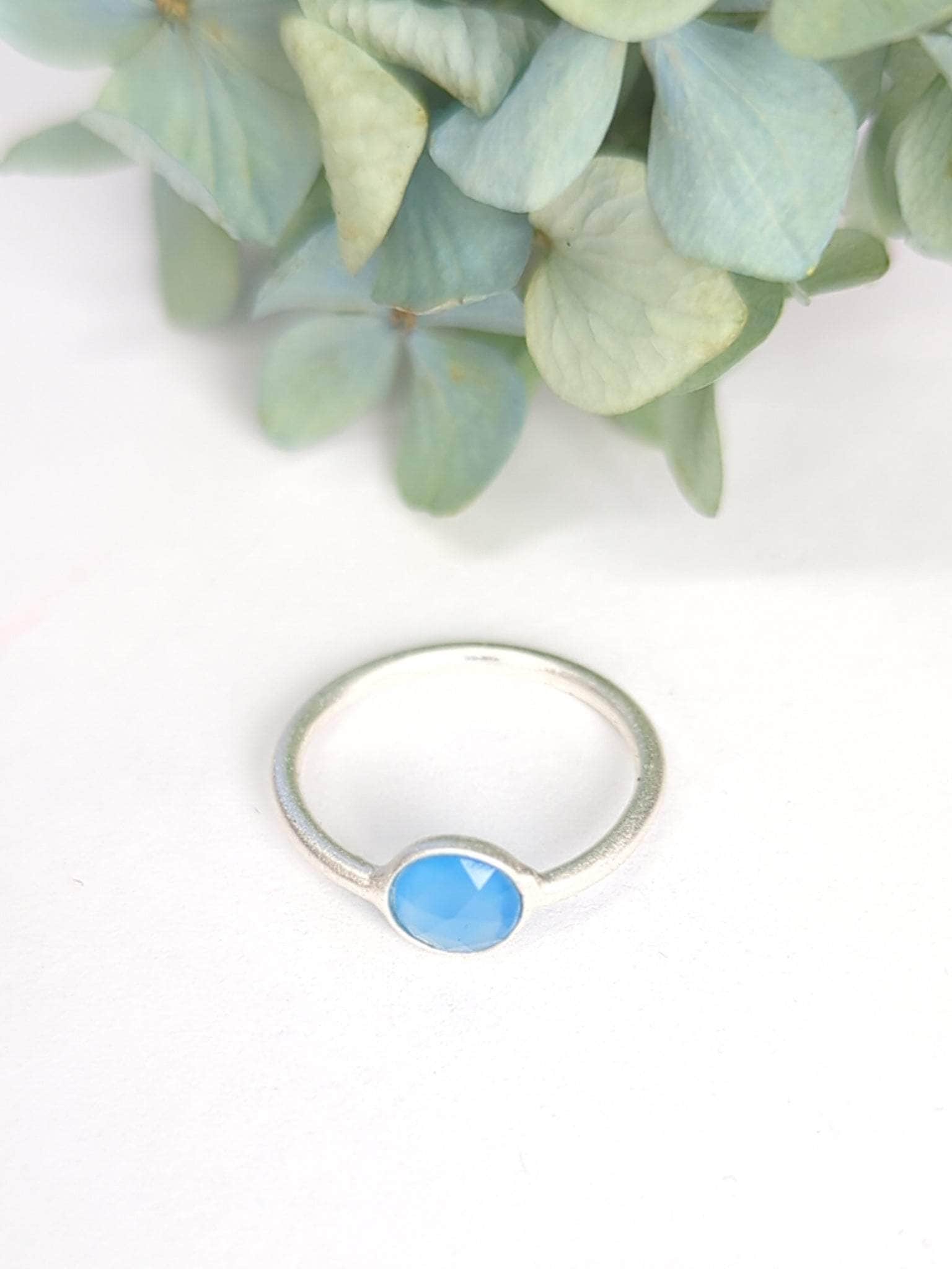 Ash & Rose ring Mini Pebble Ring - Silver Mini Pebble Ring - Silver