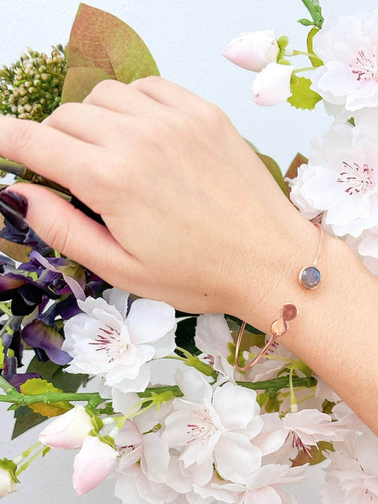 Ash & Rose Rose Gold Celestia Cuff Bracelet Celestia Cuff Bracelet