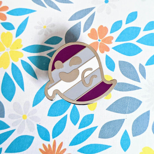 Cunning Linguist Co. Pins Gjengray (graysexual / gray asexual pride) hard enamel pin Gjengray (graysexual / gray asexual pride) hard enamel pin