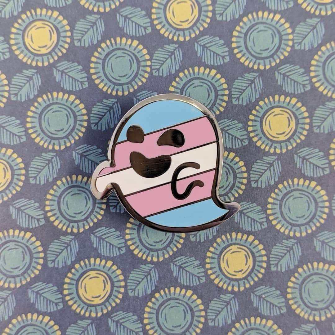 Cunning Linguist Co. Pins Transphantasm (transgender pride) hard enamel pin Transphantasm (transgender pride) hard enamel pin