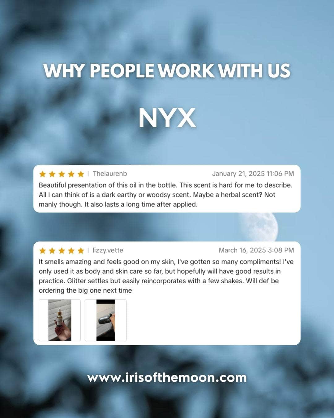 Iris of the Moon Body Oil Nyx Scented Body Oil Nyx Scented Body Oil