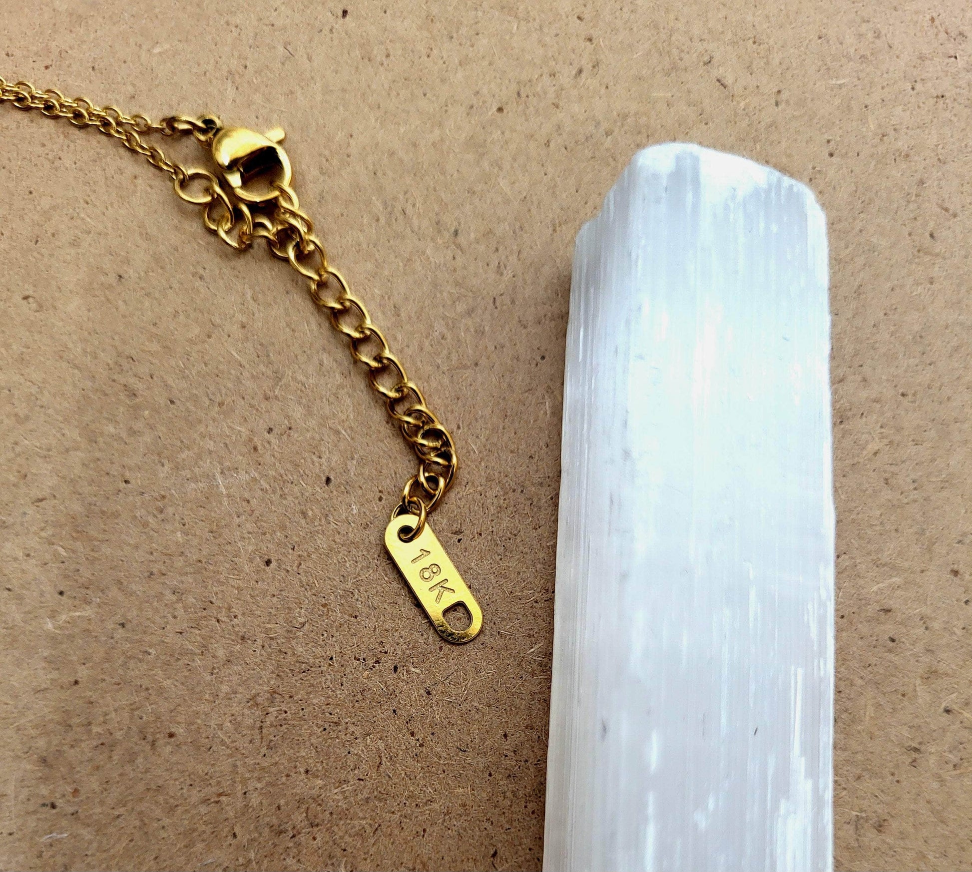 Moon Goddess 18K Gold Plated "Stay Soft" Pendant 18K Gold Plated "Stay Soft" Pendant