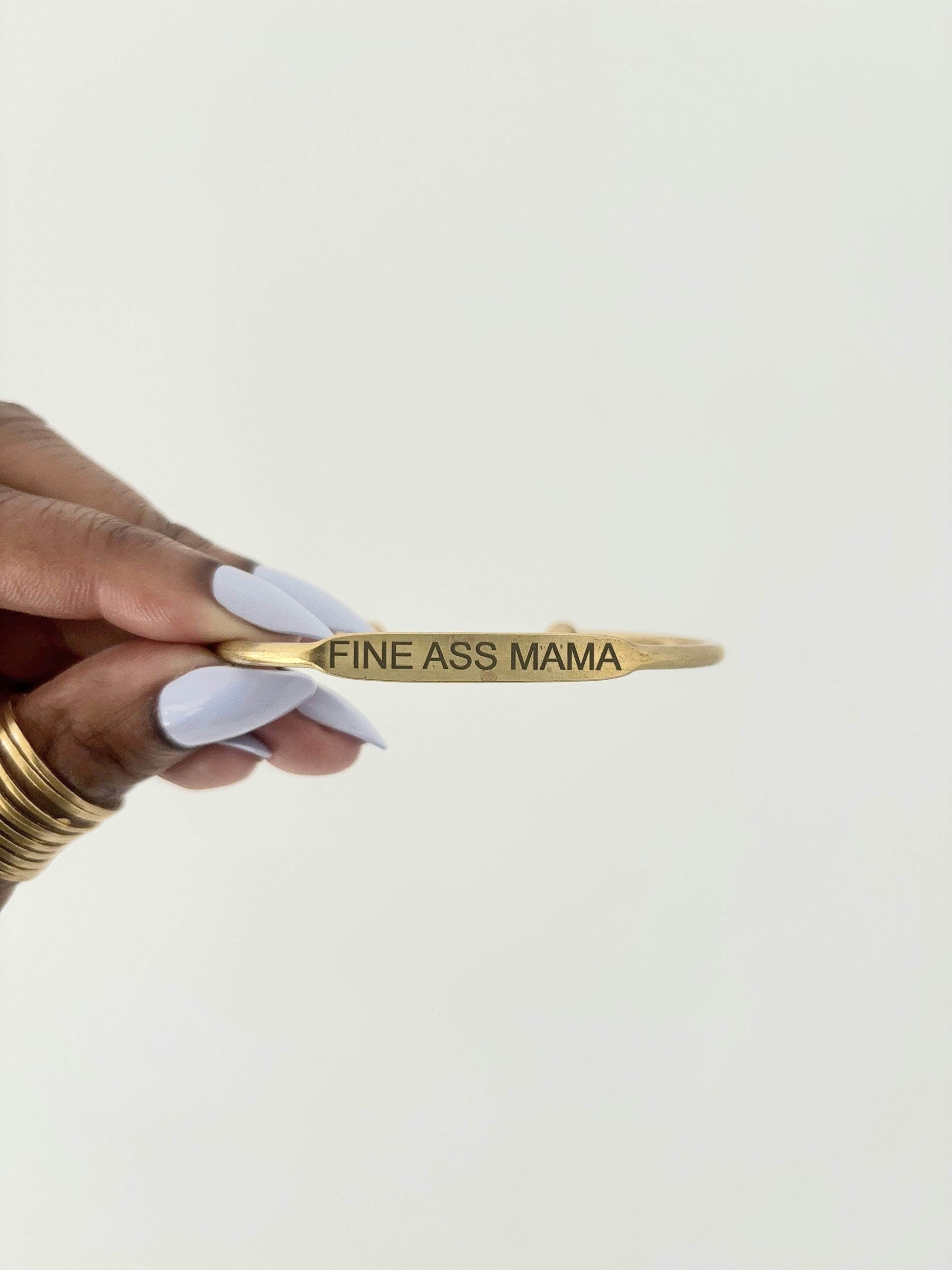 Moon Goddess Brass Affirmation Bangles Brass Affirmation Bangles