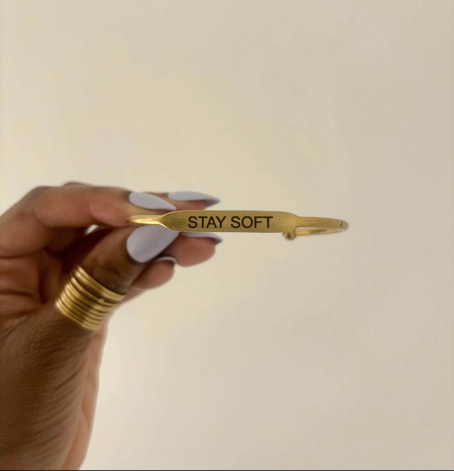 Moon Goddess Brass Affirmation Bangles Brass Affirmation Bangles