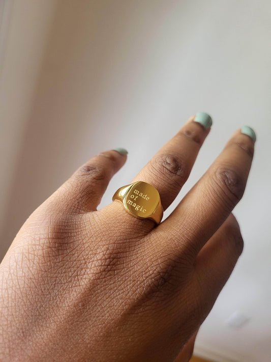 Moon Goddess Made of Magic Ring Made of Magic Ring