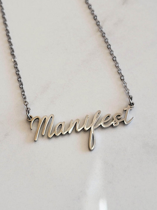 Moon Goddess Manifest That Shit Necklace Manifest That Shit Necklace
