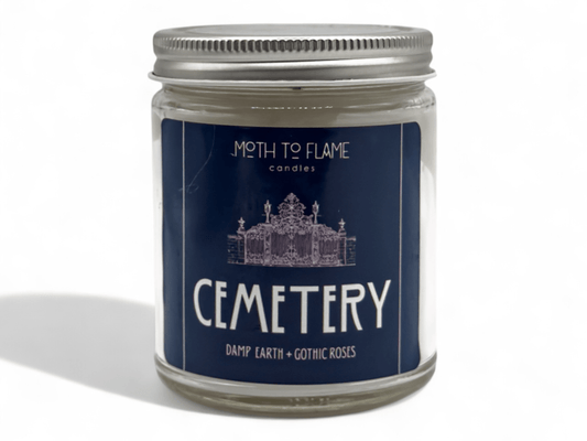 Moth to Flame Candles Candle Cemetery – 7 oz Candle Cemetery – 7 oz Candle