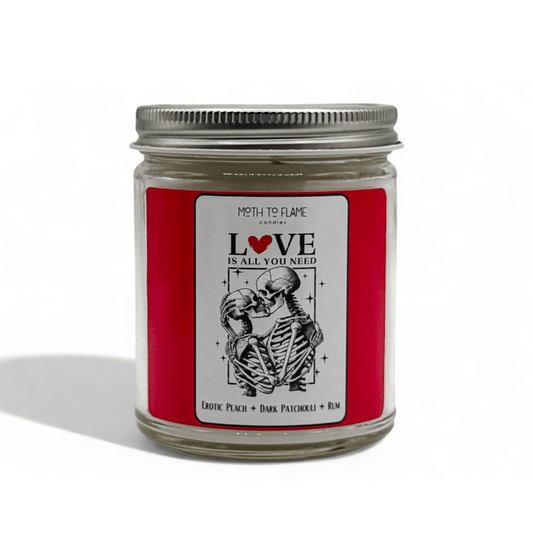 Moth to Flame Candles Candle Love Is All You Need – 7 oz Candle Love Is All You Need – 7 oz Candle