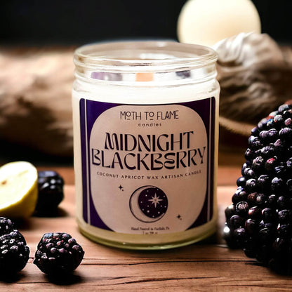 Moth to Flame Candles Candle Midnight Blackberry – 7 oz Candle Midnight Blackberry – 7 oz Candle