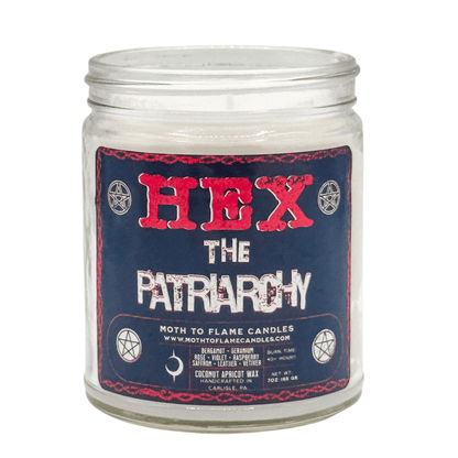 Moth to Flame Candles Candles Hex the Patriarchy – 7 oz Candle Hex the Patriarchy – 7 oz Candle