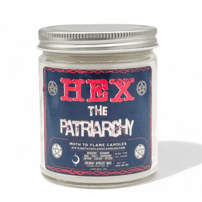Moth to Flame Candles Candles Hex the Patriarchy – 7 oz Candle Hex the Patriarchy – 7 oz Candle