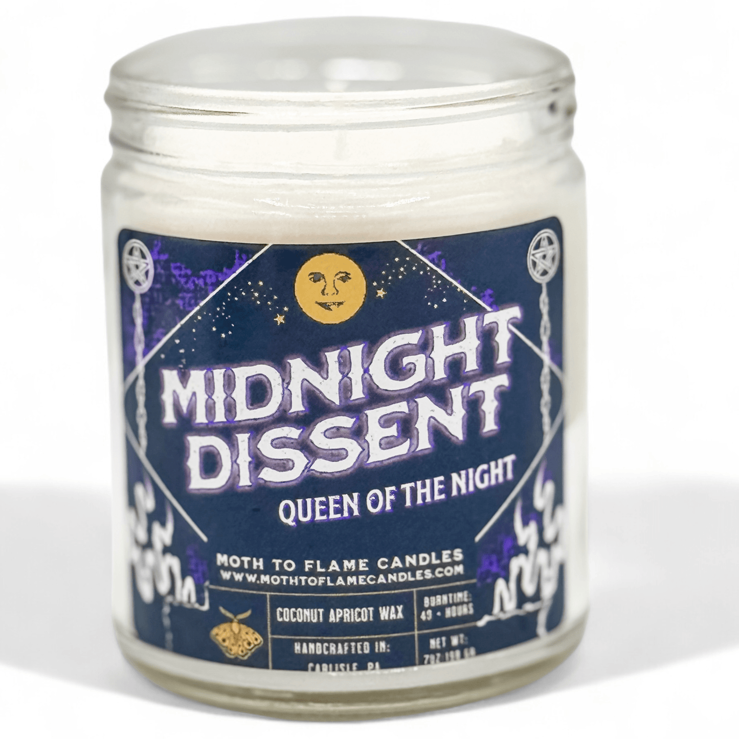 Moth to Flame Candles Candles Midnight Dissent – 7 oz Candle Midnight Dissent – 7 oz Candle