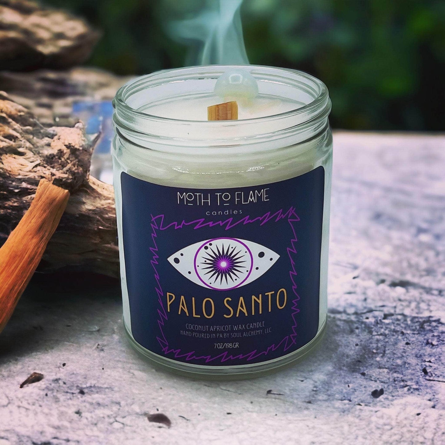 Moth to Flame Candles Candles Palo Santo – 7 oz Candle Palo Santo – 7 oz Candle