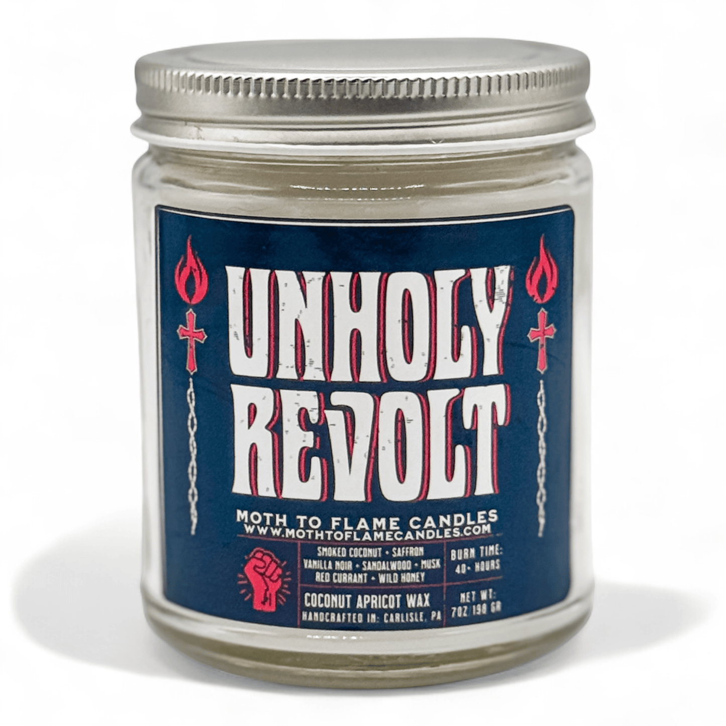Moth to Flame Candles Candles Unholy Revolt – 7 oz Candle Unholy Revolt – 7 oz Candle