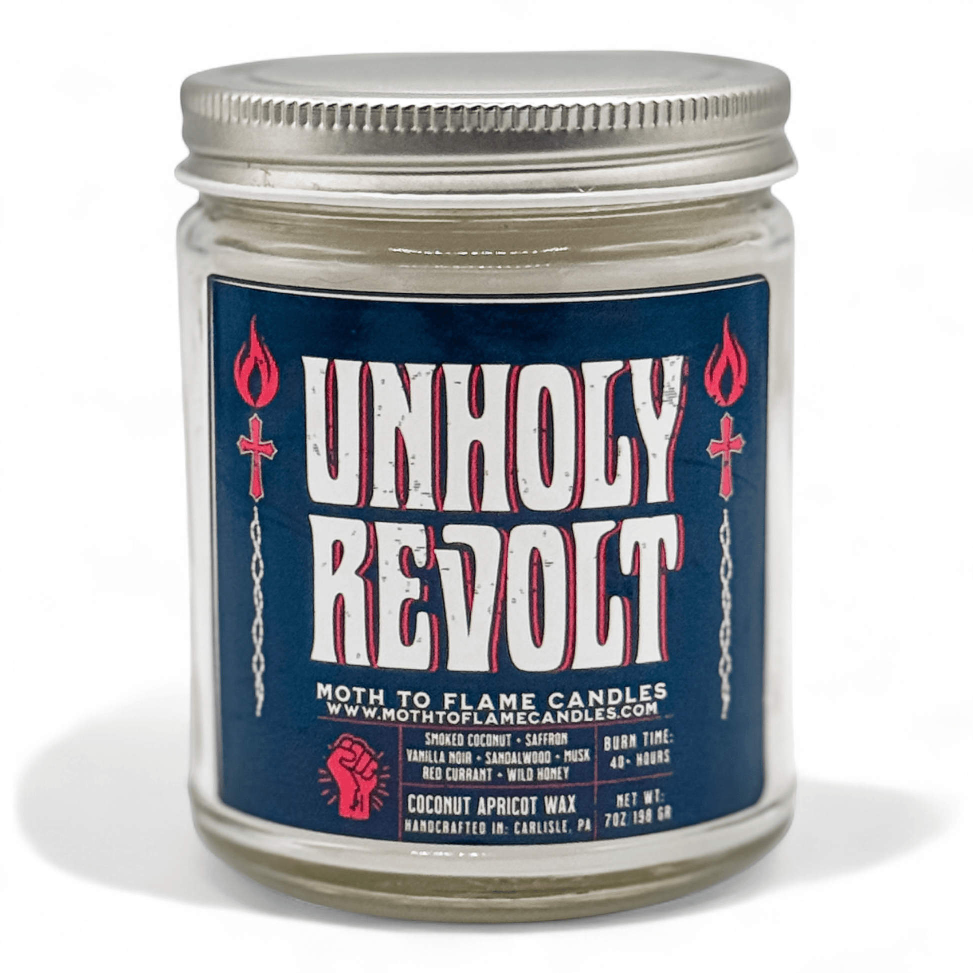 Moth to Flame Candles Candles Unholy Revolt – 7 oz Candle Unholy Revolt – 7 oz Candle
