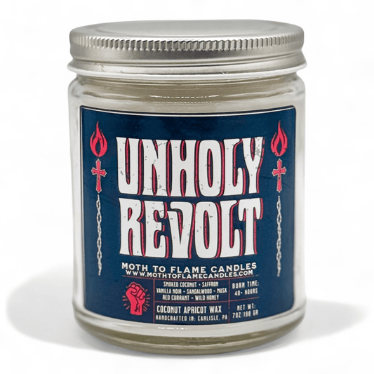 Moth to Flame Candles Candles Unholy Revolt – 7 oz Candle Unholy Revolt – 7 oz Candle