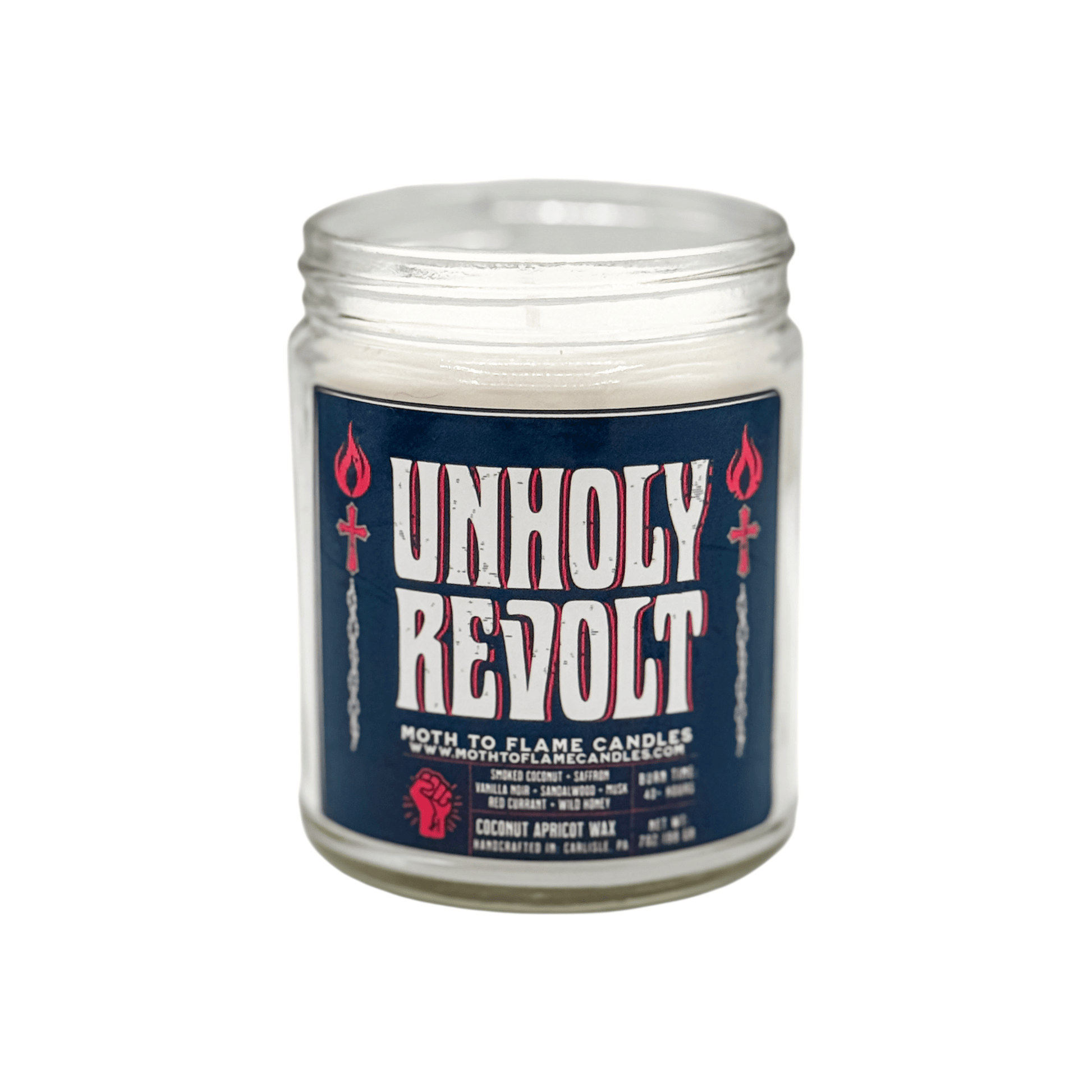 Moth to Flame Candles Candles Unholy Revolt – 7 oz Candle Unholy Revolt – 7 oz Candle