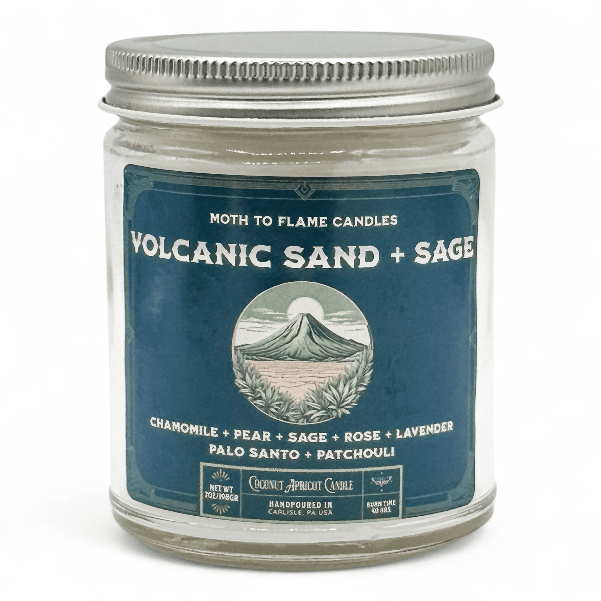 Moth to Flame Candles Candles Volcanic Sand + Sage - 7 oz candle Volcanic Sand + Sage - 7 oz candle