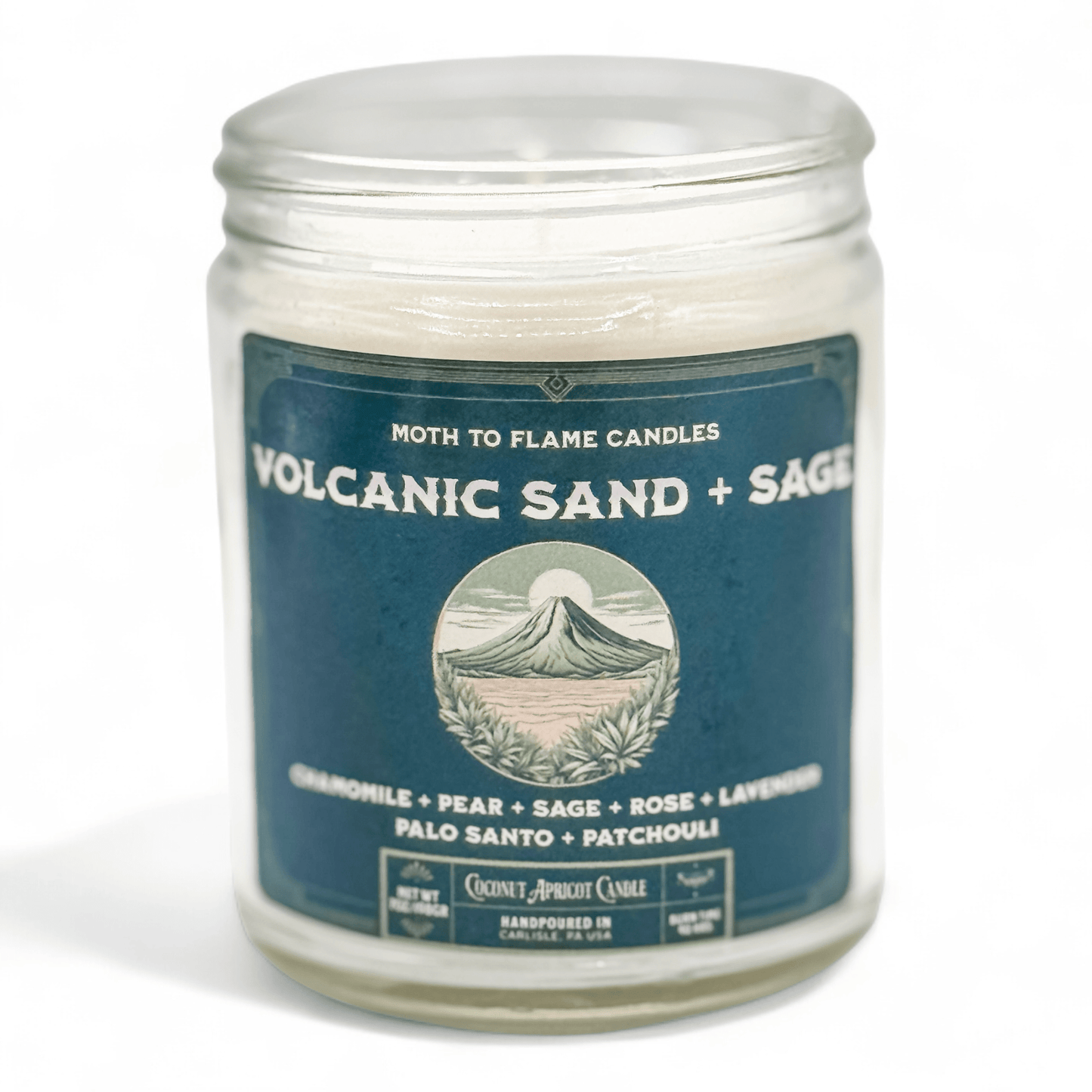 Moth to Flame Candles Candles Volcanic Sand + Sage - 7 oz candle Volcanic Sand + Sage - 7 oz candle