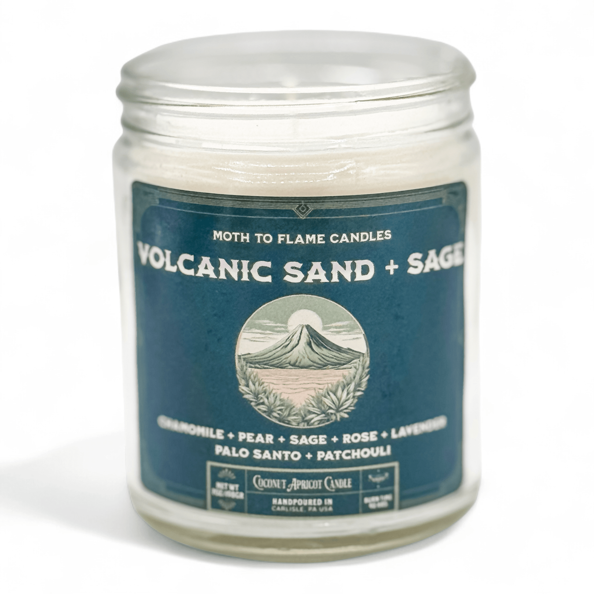 Moth to Flame Candles Candles Volcanic Sand + Sage - 7 oz candle Volcanic Sand + Sage - 7 oz candle