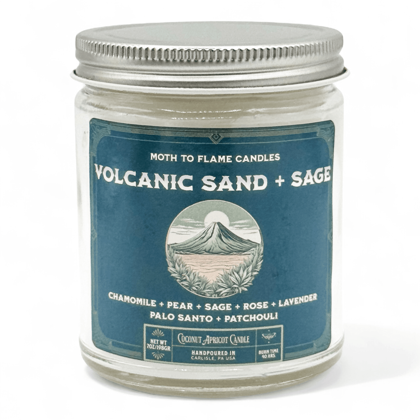Moth to Flame Candles Candles Volcanic Sand + Sage - 7 oz candle Volcanic Sand + Sage - 7 oz candle
