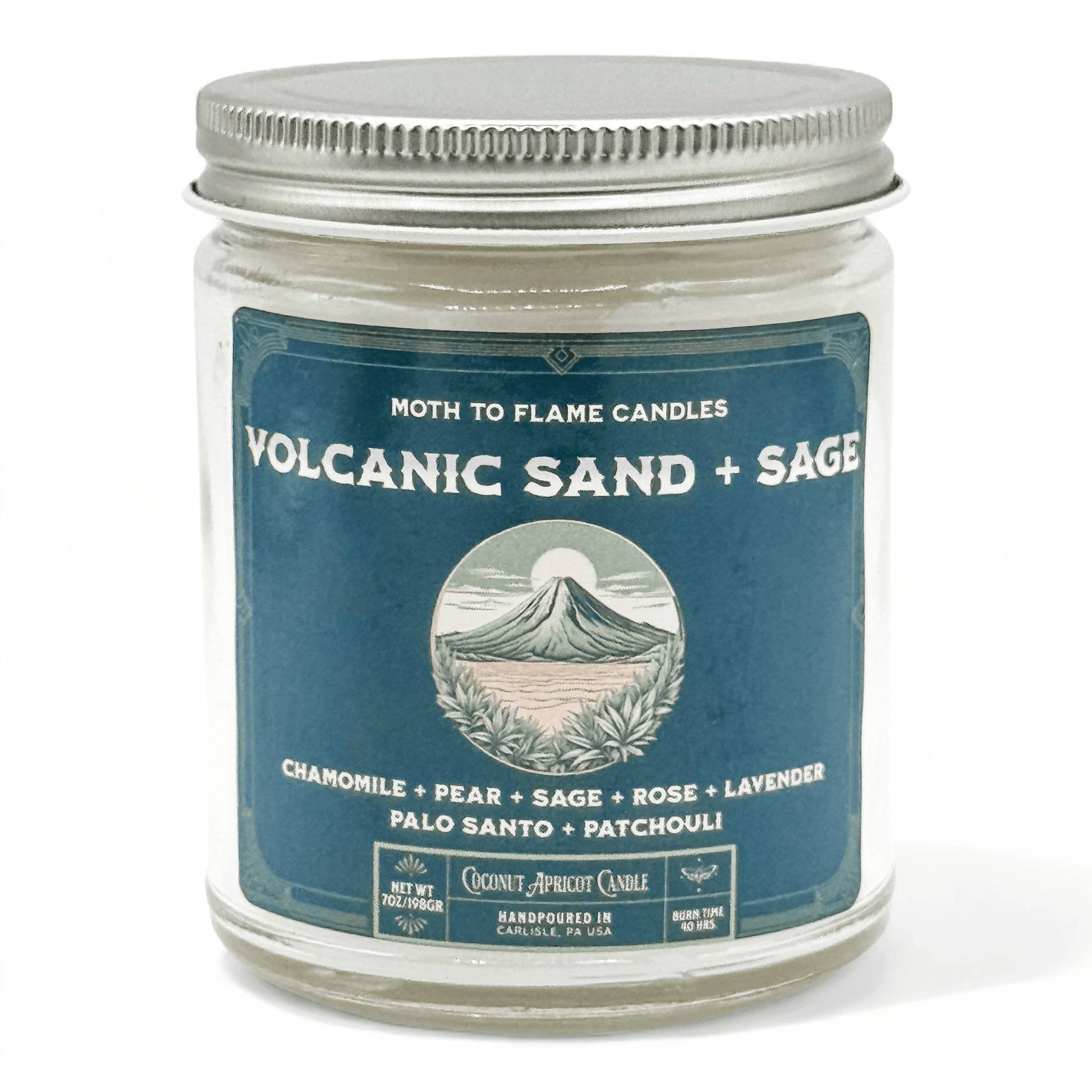 Moth to Flame Candles Candles Volcanic Sand + Sage - 7 oz candle Volcanic Sand + Sage - 7 oz candle