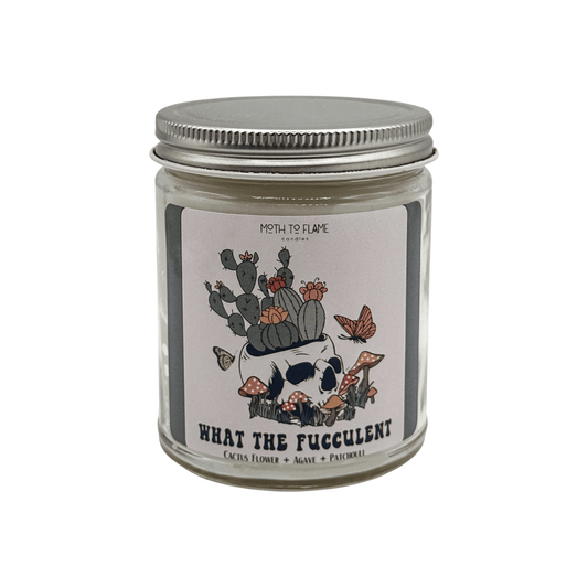 Moth to Flame Candles Candles What the Fucculent – 7 oz Candle What the Fucculent – 7 oz Candle