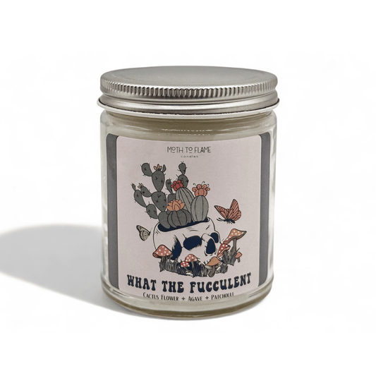 Moth to Flame Candles Candles What the Fucculent – 7 oz Candle What the Fucculent – 7 oz Candle
