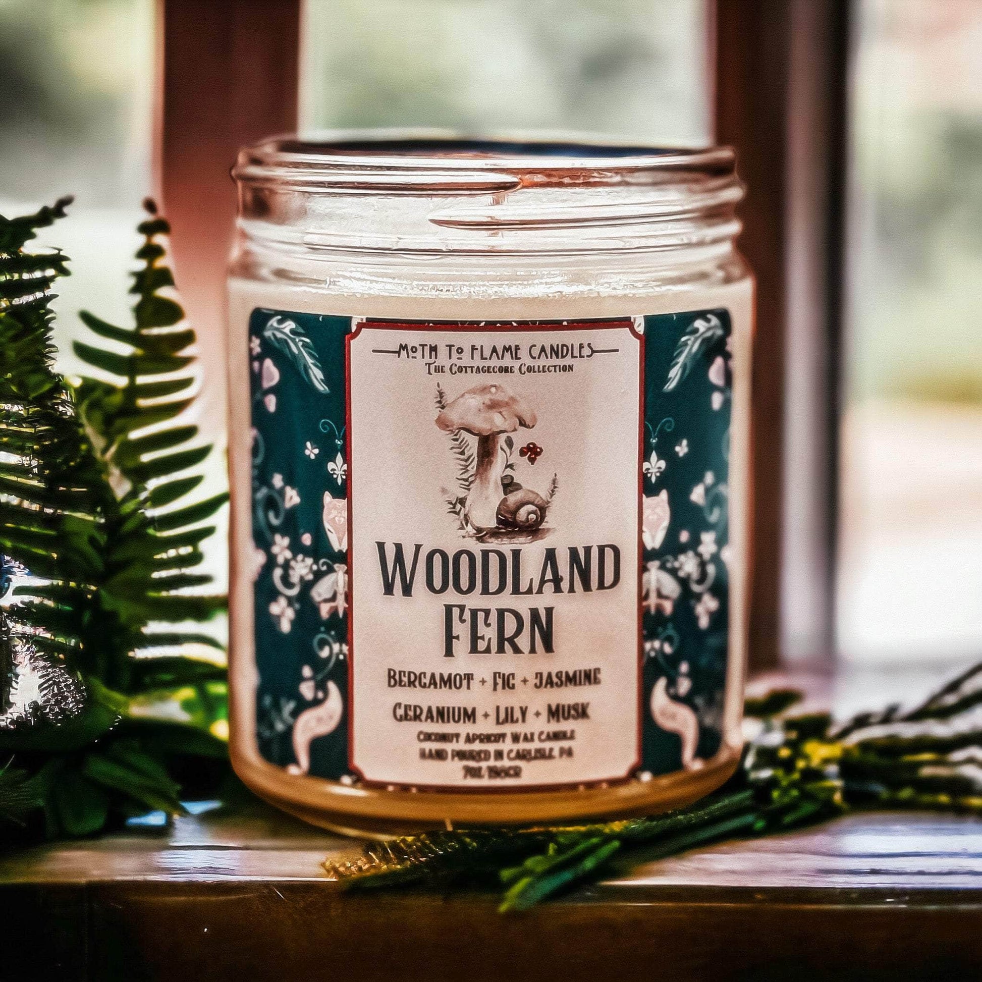 Moth to Flame Candles Candles Woodland Fern – 7 oz Candle Woodland Fern – 7 oz Candle