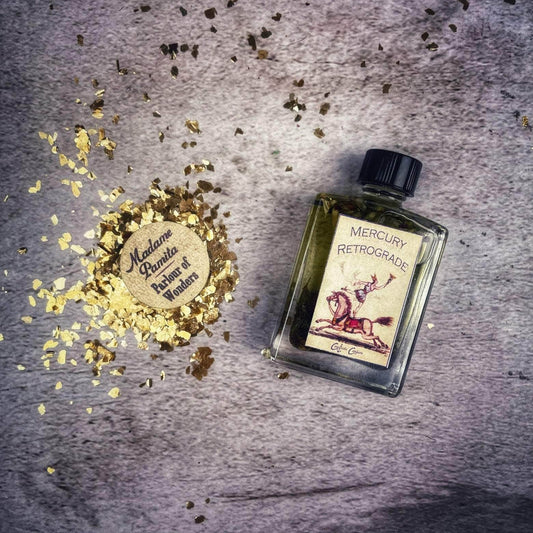 Parlour of Wonders .3 oz. Roll-On Mercury Retrograde Oil by Coastside Conjure Mercury Retrograde Oil by Coastside Conjure