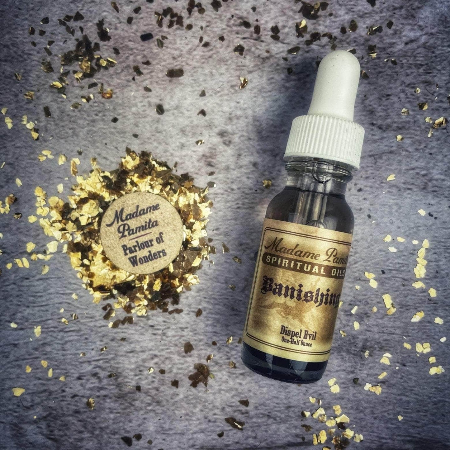 Parlour of Wonders Banishing Oil by Madame Pamita Banishing Oil by Madame Pamita