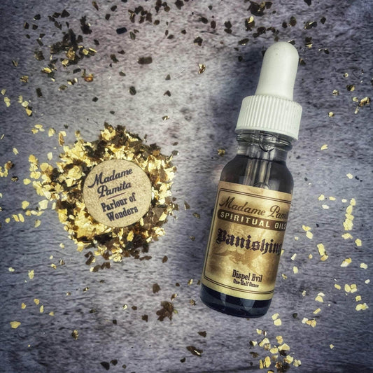 Parlour of Wonders Banishing Oil by Madame Pamita Banishing Oil by Madame Pamita