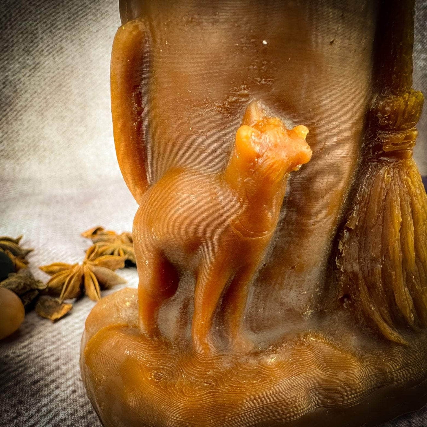 Parlour of Wonders Beeswax Baba Yaga Spell Candle Beeswax Baba Yaga Spell Candle