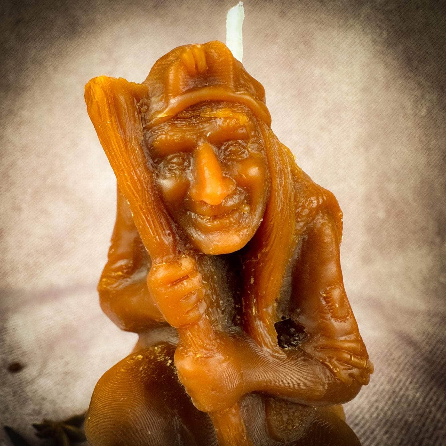 Parlour of Wonders Beeswax Baba Yaga Spell Candle Beeswax Baba Yaga Spell Candle