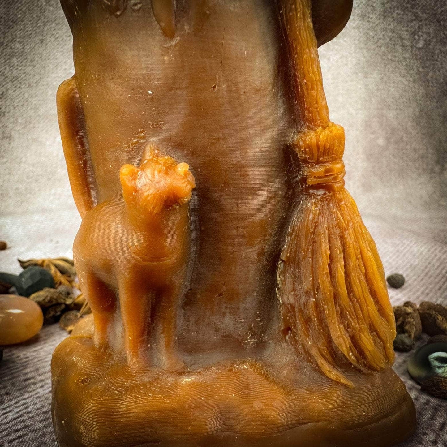 Parlour of Wonders Beeswax Baba Yaga Spell Candle Beeswax Baba Yaga Spell Candle
