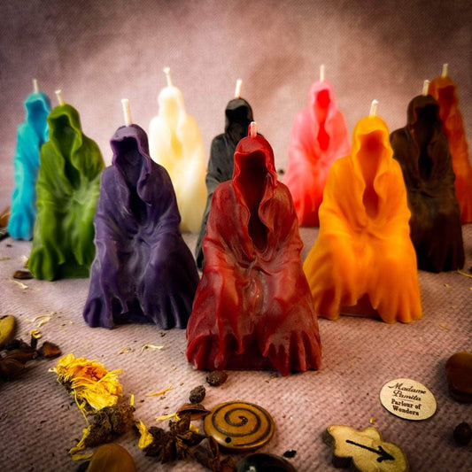 Parlour of Wonders Beeswax Seer Spirit Spell Candle Beeswax Seer Spirit Spell Candle