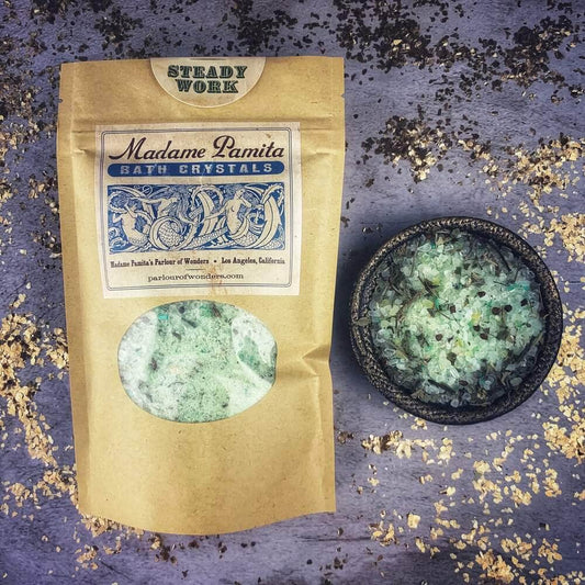 Parlour of Wonders Small (1 bath) Steady Work Bath Crystals Steady Work Bath Crystals