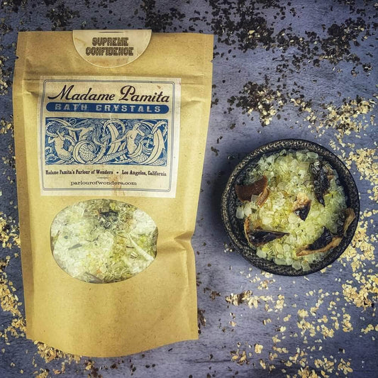 Parlour of Wonders Small (1 bath) Supreme Confidence Bath Crystals Supreme Confidence Bath Crystals