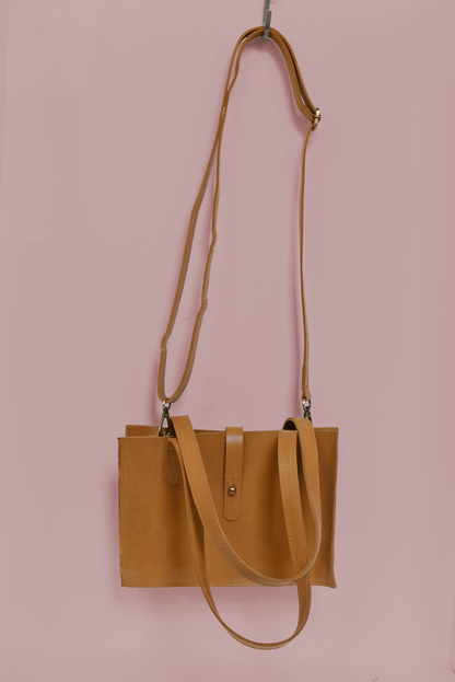 Purse & Clutch Handbags Caramel Convertible Midsized Handbag Convertible Midsized Handbag