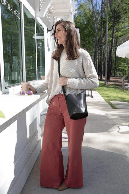 Purse & Clutch Handbags Ink Black Bucket Bag Bucket Bag