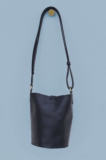 Purse & Clutch Handbags Ink Black Bucket Bag Bucket Bag