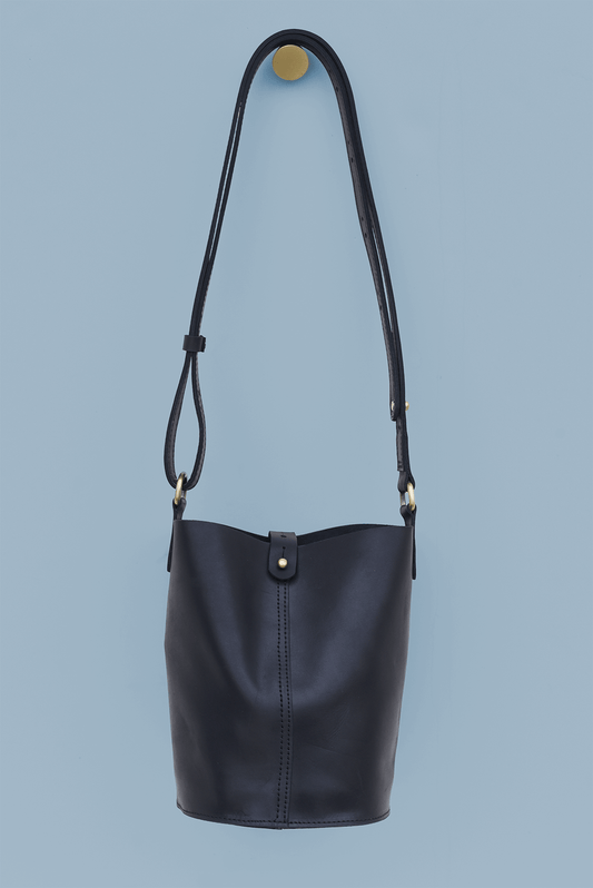 Purse & Clutch Handbags Ink Black Bucket Bag Bucket Bag