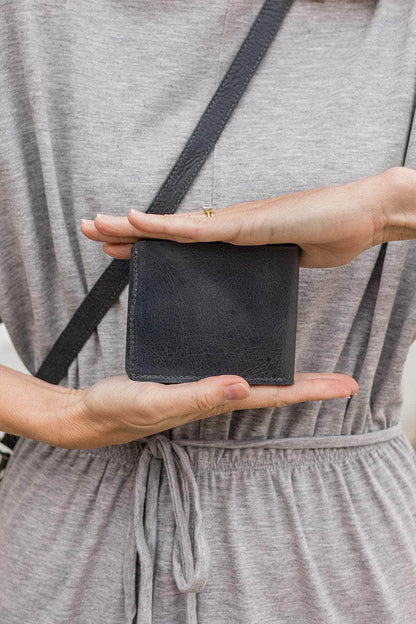 Purse & Clutch Handbags, Wallets & Cases Charcoal Bi-fold Wallet Bi-fold Wallet
