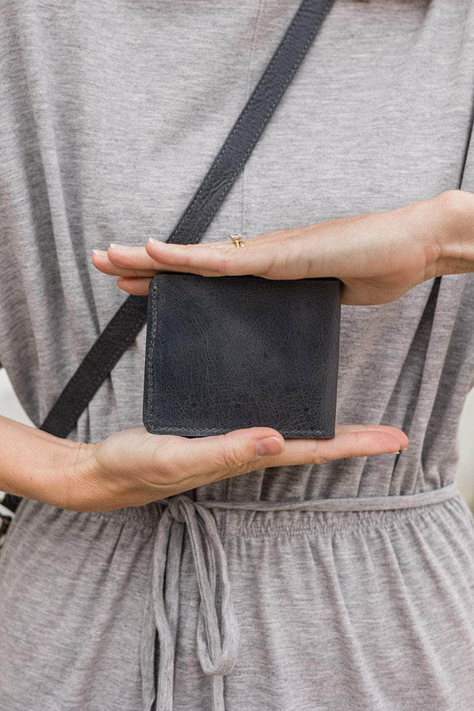 Purse & Clutch Handbags, Wallets & Cases Charcoal Bi-fold Wallet Bi-fold Wallet